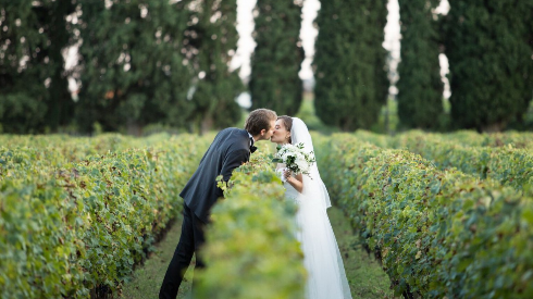 Свадьба среди виноградников