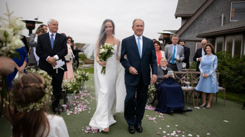 Дочь бывшего президента США Джорджа Буша вышла замуж