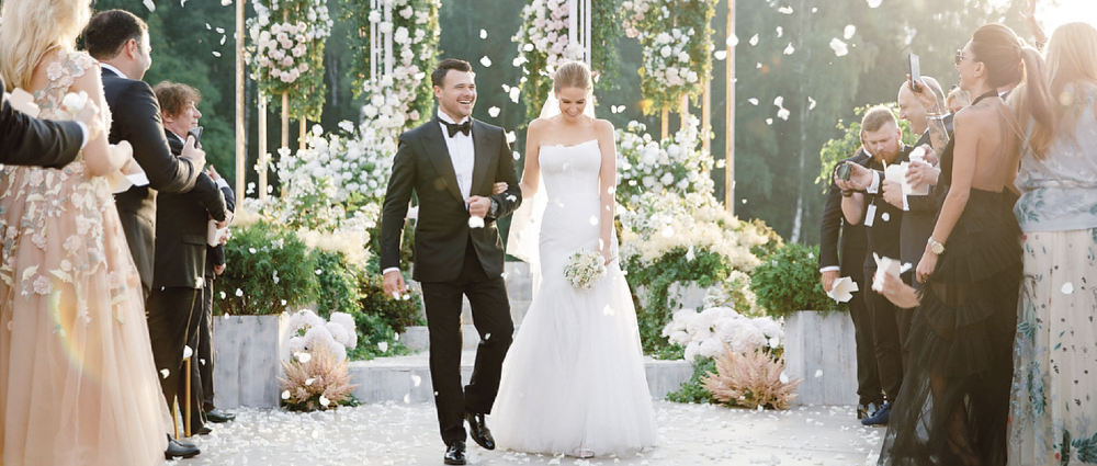 Масштабная звездная свадьба: реальные свадьбы