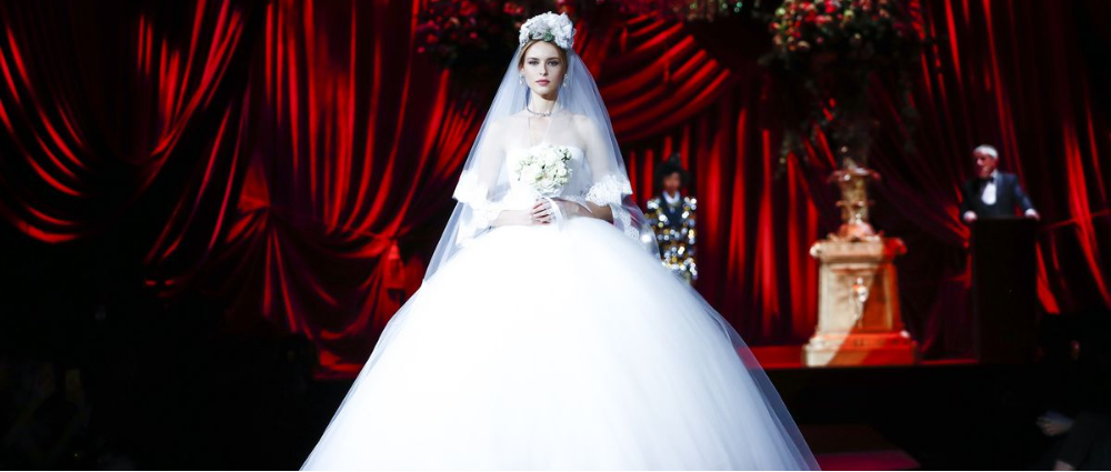 Dolce&Gabbana: свадебные образы на показе в Милане