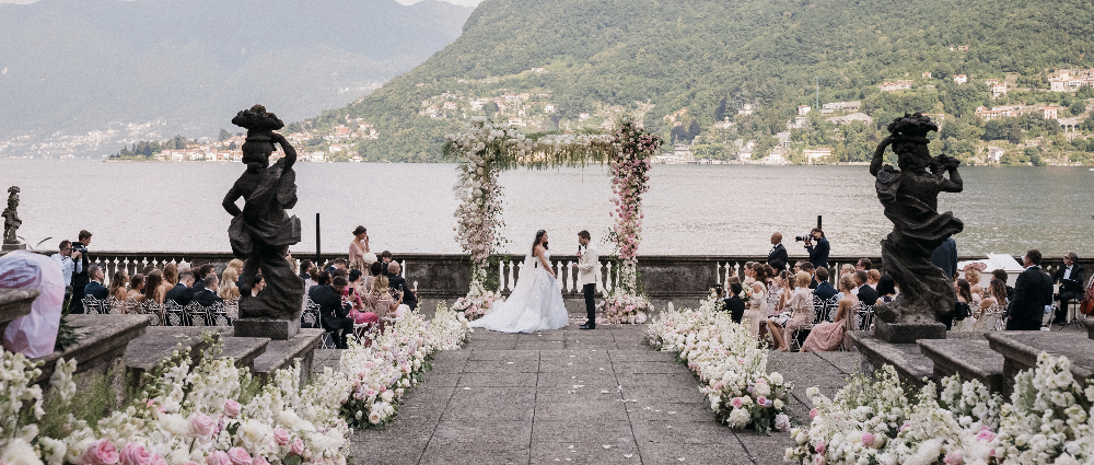 Свадьба на озере Комо: реальные свадьбы