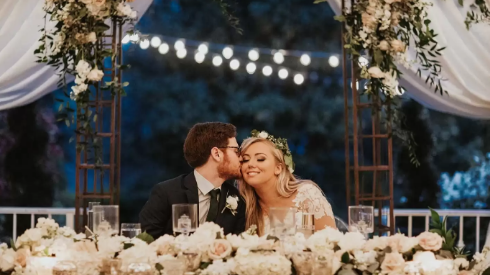 Гирлянды в свадебном декоре