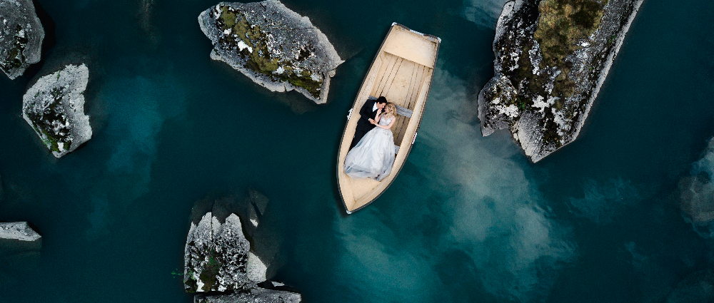 Лучшие свадебные кадры: фотосъемка с помощью дрона