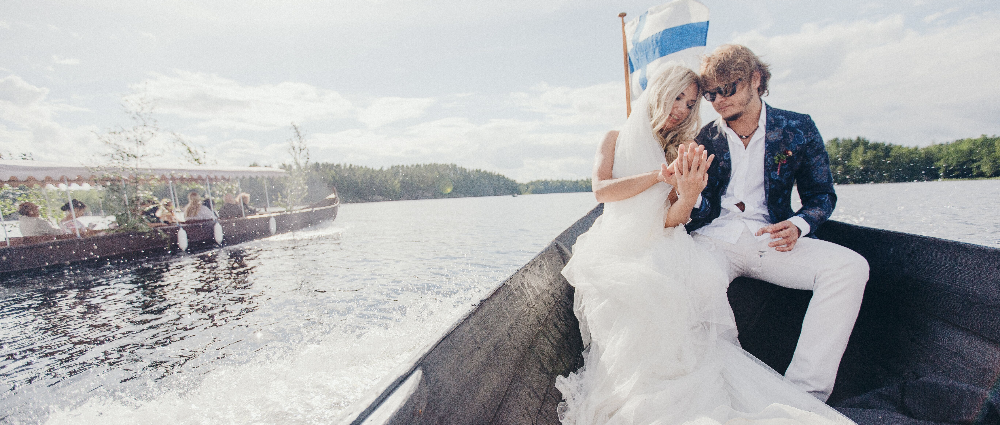 Свадьба на озере в Финляндии: необычная локации для вашей свадьбы