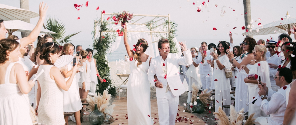 Свадебный мудборд: церемония на пляже