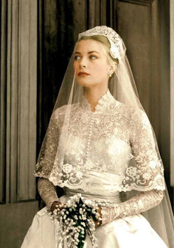 Королевская свадьба: вспоминаем свадебный образ Грейс Келли | Wedding ...