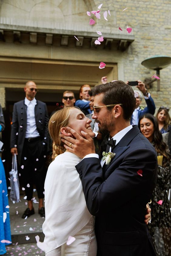 Stylist Alexandra Carl and Filmmaker Jacob John Harmerâ??s Effortlessly Elegant Wedding in Copenhagen