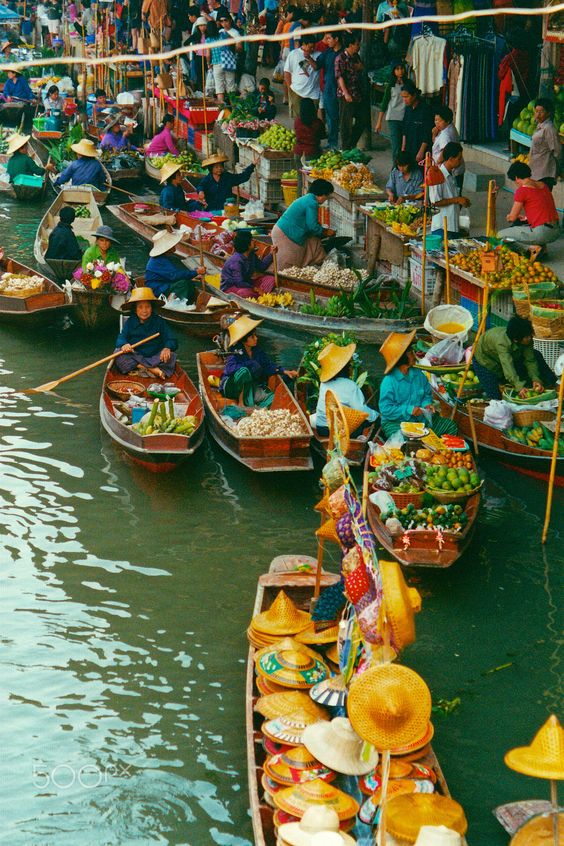 Bangkok floating market, Thailand