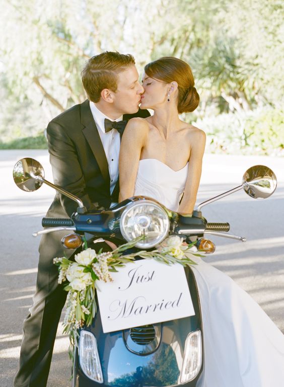 Getaway Vespa | Aaron Delesie | TheKnot.com