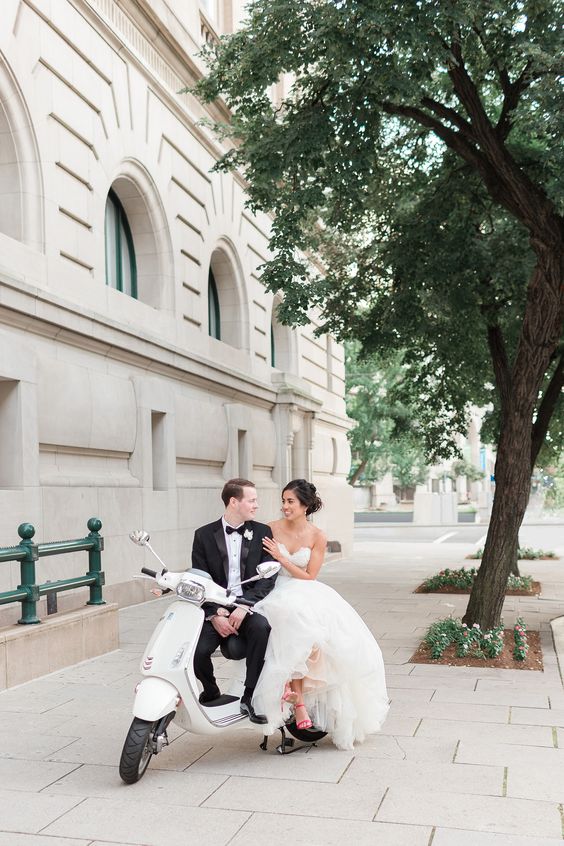 Vespa Wedding Photos