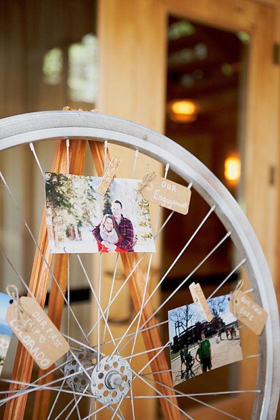 Bicycle Themed Silverthorne Colorado Wedding with Yellow Details