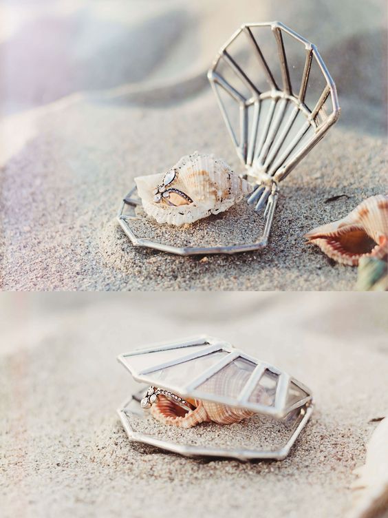 Seashell Ring Box | Beach Wedding Decor