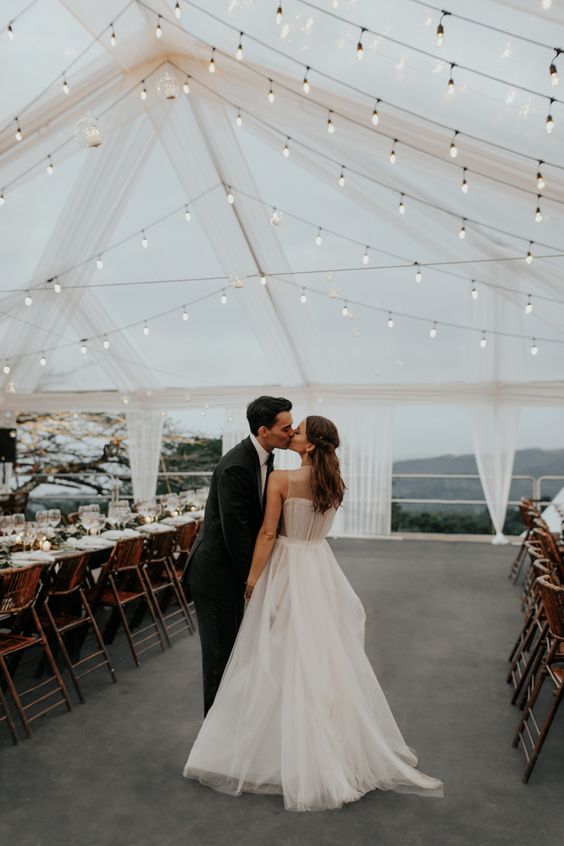 These Childhood Crushes Married in an Ethereal Garden Wedding in Jamaica!