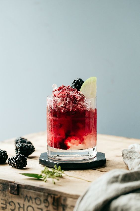 The Italian Bramble (Non-Alcoholic Cocktail)