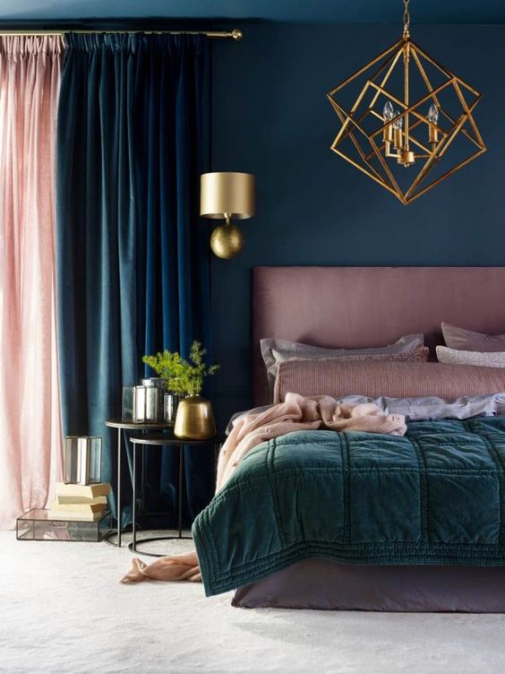 Bold Color Combination Small Bedroom Ideas