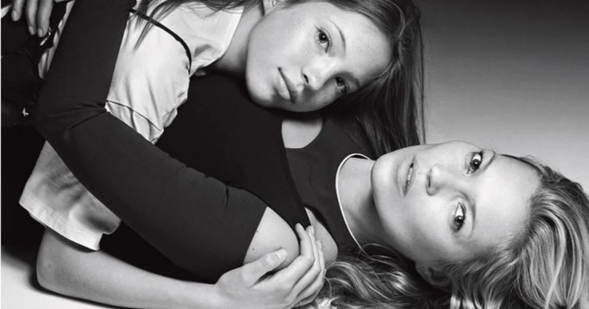 Кейт Мосс c дочерью Лилой Грейс